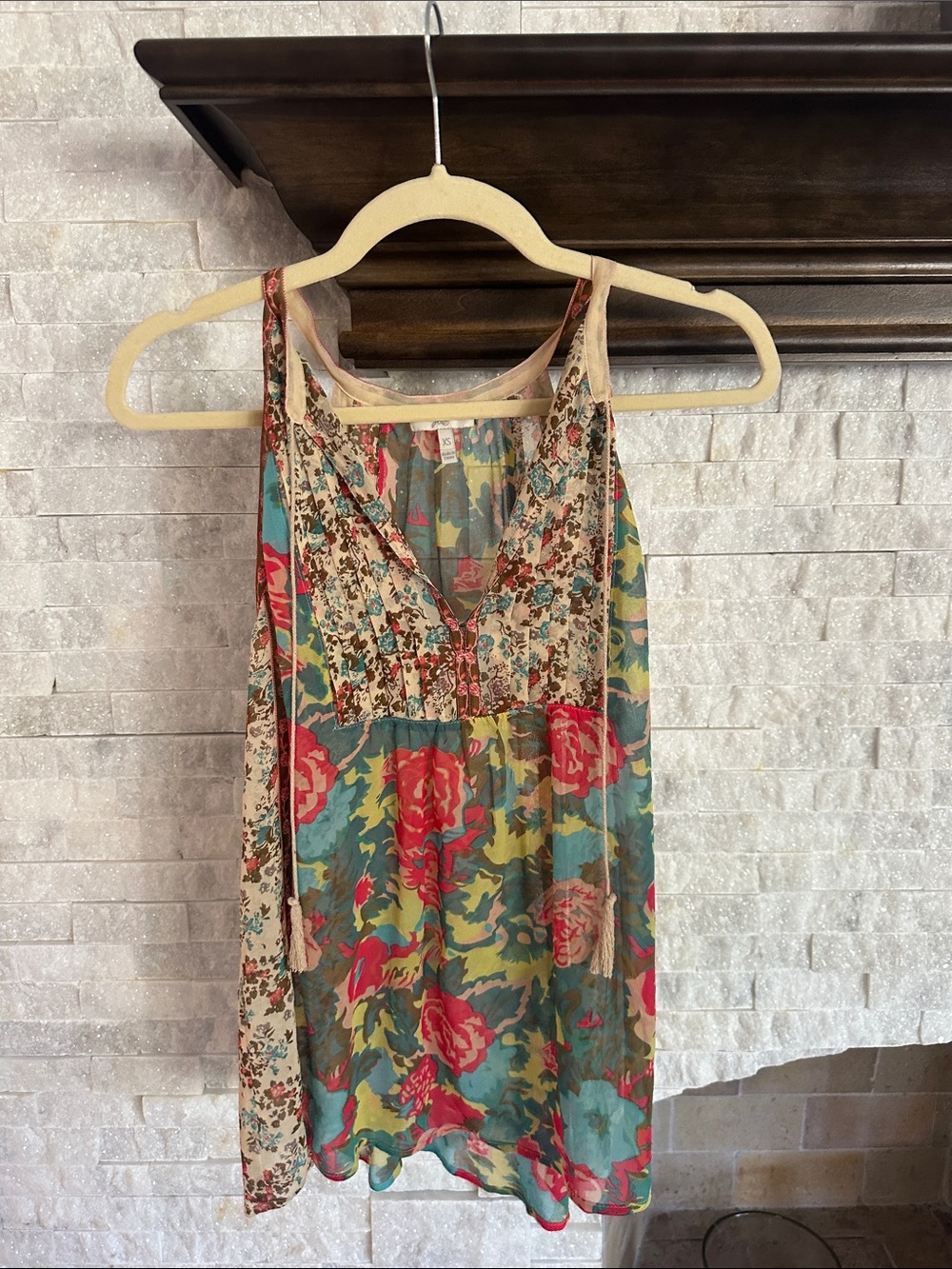 Joie Floral Sleeveless Kids Dress - Multicolor